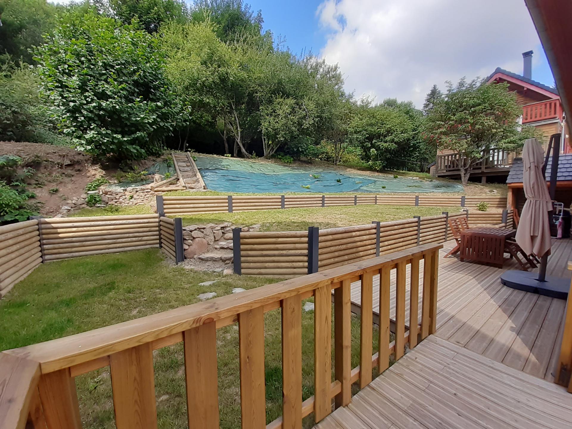 Jardin aménagé sur 3 niveaux