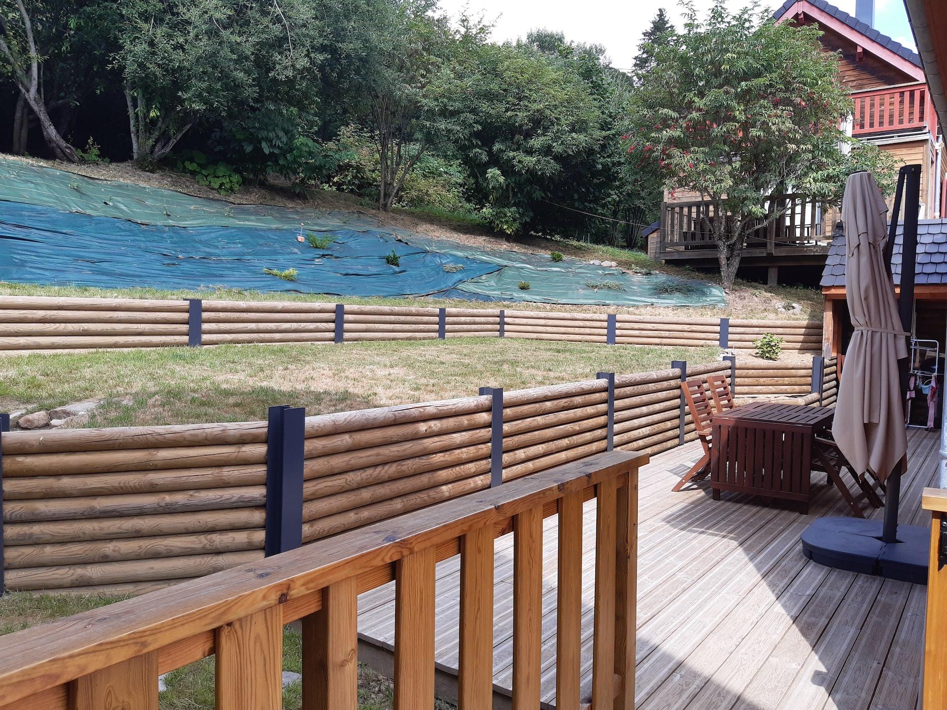 Jardin aménagé sur 3 niveaux