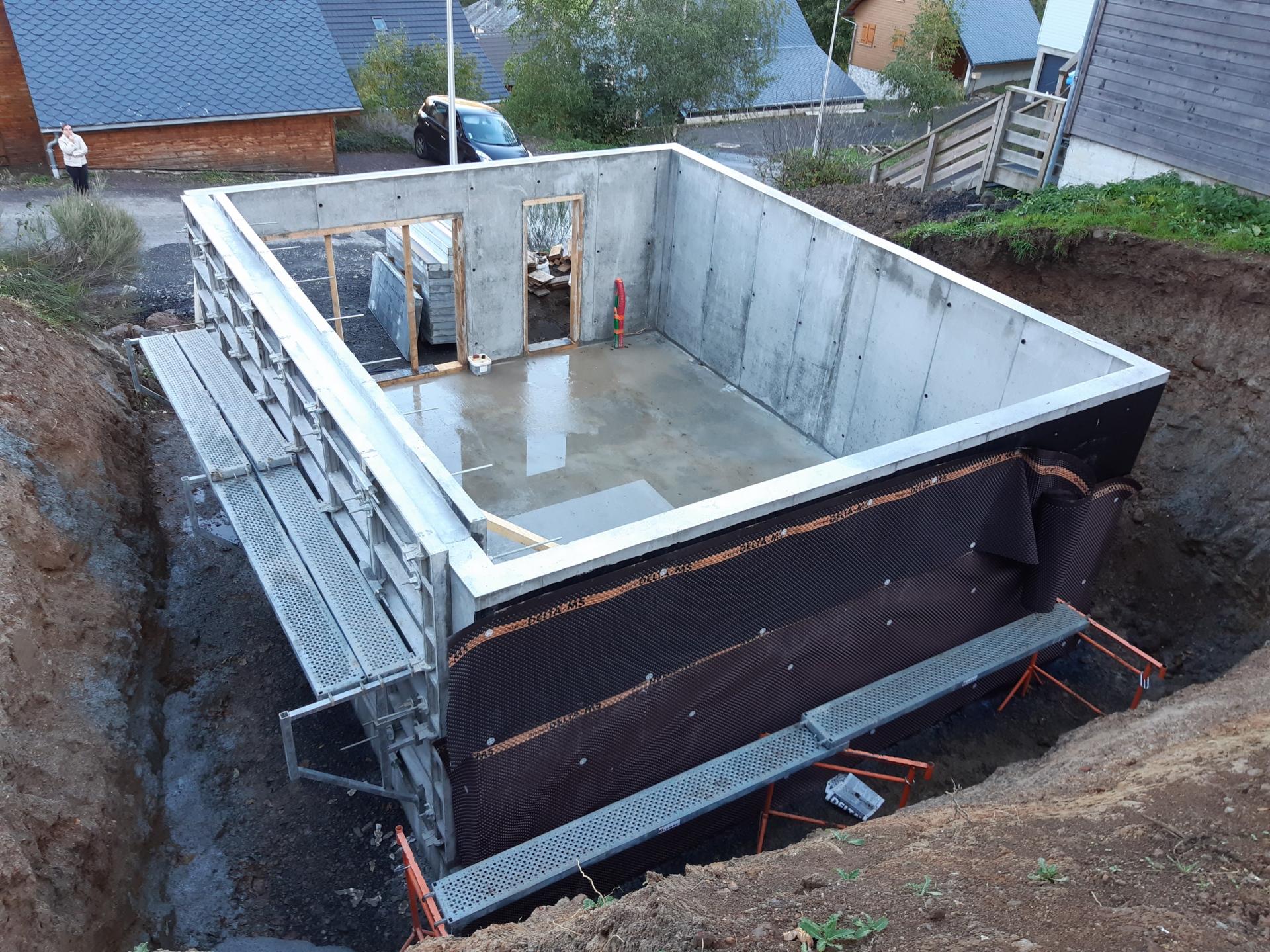Construction sous sol