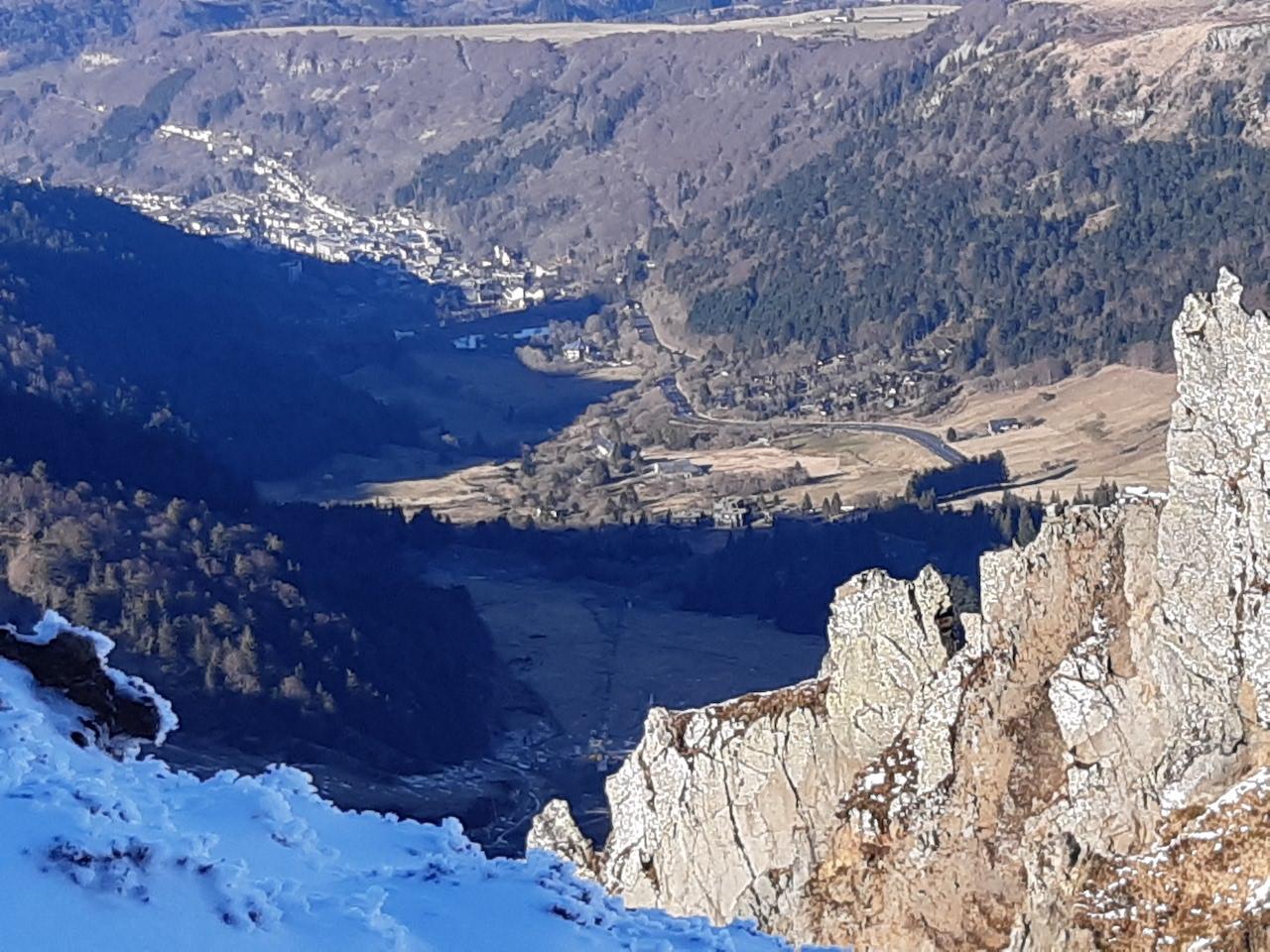 Vue sur la ville du Mont Dore