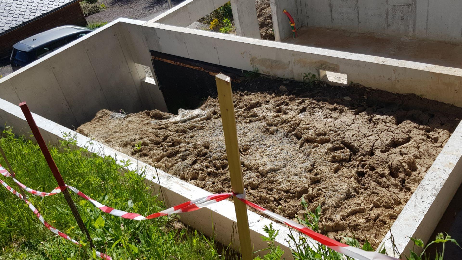Construction du vide sanitaire