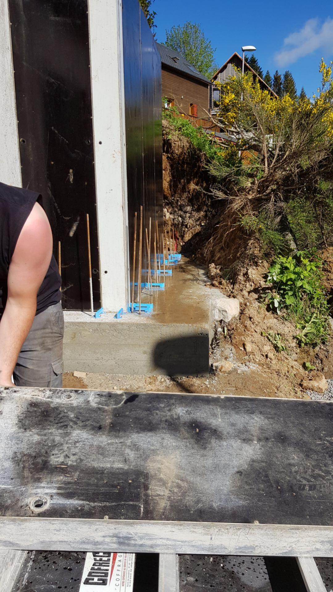 Construction du vide sanitaire